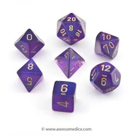 Faceted Pearl, Purple Dice, Playing Dice, Number Game, Dragon Dies, Dungeons And Dragons Dice, Polyhedral Dice, Dice Bag, All Things Purple