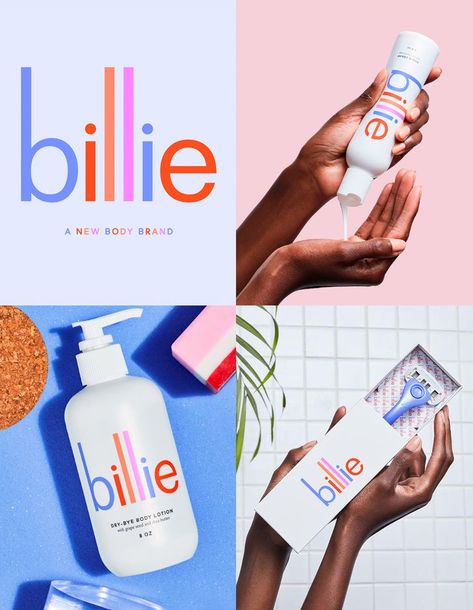 Billie by Noemie Le Coz Billie Branding, Bright Packaging, Beauty Branding, Skincare Branding, Honey Packaging, Hi Hello, Cosmetic Packaging Design, Cosmetic Design, Designer Art