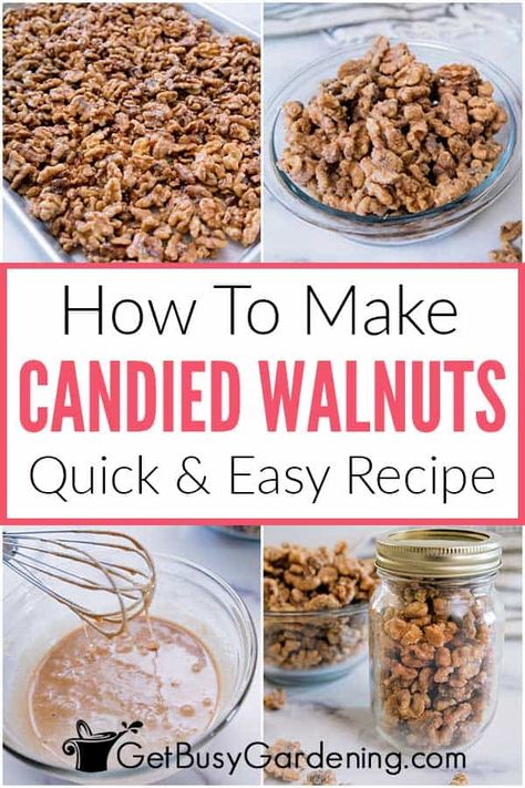 Candied Walnuts Easy For Salad, How To Make Candied Walnuts Recipe, How To Candy Walnuts For Salad, Candy Walnuts Recipe, Walnut Candy Recipes, Sugared Walnuts Recipe, Candied Walnuts Recipe, Walnuts Candied, Candy Walnuts Recipe Easy