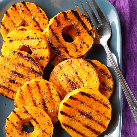 Grilled Butternut Squash, Best Butternut Squash Recipe, Butternut Squash Recipe, Winter Squash Recipes, Grilled Side Dishes, Bbq Side Dishes, Bbq Sides, Squash Recipe, Side Dishes For Bbq