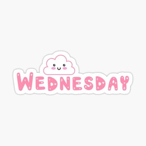 Wednesday Day Of The Week, Wednesday Sticker, Bullet Journal Icons, Homeschool Room Organization, Homeschool Room, Christian Videos, Work Ideas, Go Ahead, Room Organization