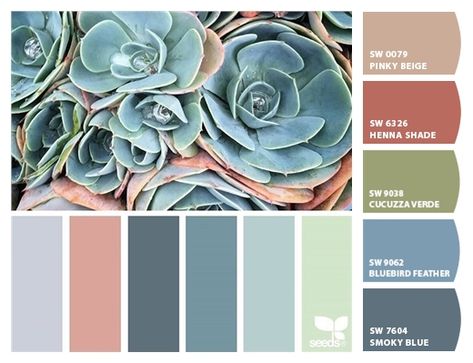 Paint colors from ColorSnap by Sherwin-Williams Smoky Blue Color Palette, Dockside Blue, Sherwin Williams Green, Teal Palette, Succulent Painting, Color Boards, Smoky Blue, Sherwin Williams Colors, Interior Color Schemes