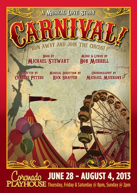 A vintage LOOKING carnival poster. Carnival Poster, Carnival Design, Circus Sideshow, Carnival Art, Ten Year Anniversary, Carnival Posters, Circus Poster, Post Rock, Fun Fair