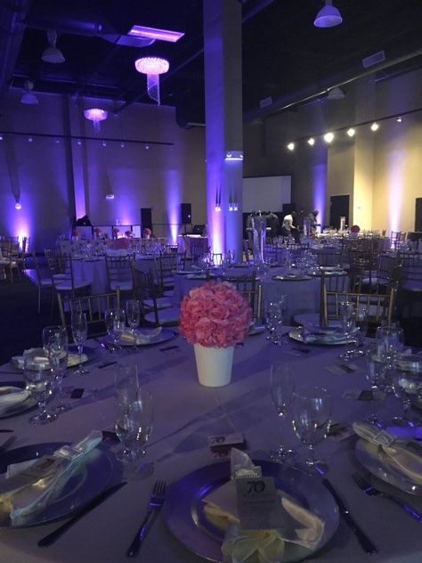 Banquet Hall Birthday Party, Birthday Hall Decorations Ideas, Hall Party Decorations Birthday, Birthday Party Decorations Banquet Hall, Sweet Sixteen Party Ideas Decoration Table Settings, Hall Birthday Party Decorations, Party Hall Decor Ideas Birthday, Birthday Party Hall Decorations, Birthday Hall Decorations