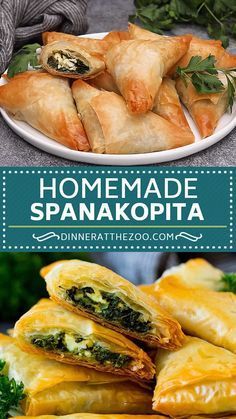 Phyllo Spinach Appetizers, Spinach Feta Phyllo Triangles, Spinach And Feta Empanadas, Spanakopita Recipe Authentic, Spinach Phyllo Recipes, Spanakopita Puff Pastry, Spinach Filo Pastry, Greek Spanakopita Recipes, Spanokita Recipe Puff Pastry