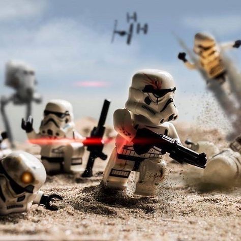 Lego Wallpaper, Lego Army, Star Wars Background, Lego Custom Minifigures, Lego Photo, Lego Pictures, Star Wars Concept Art, Lego Photography, Lego Worlds