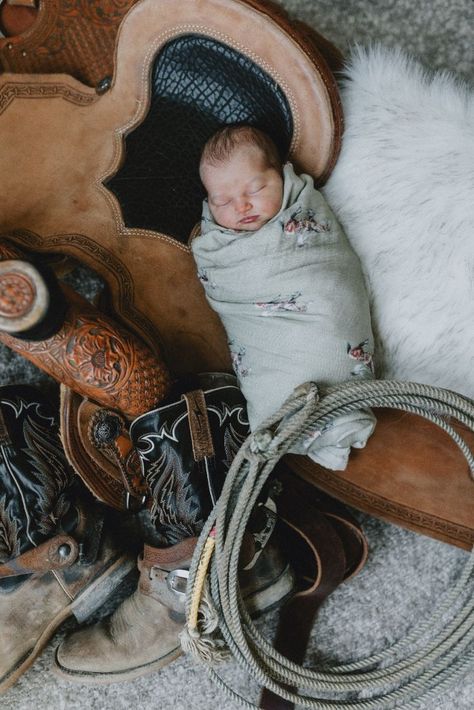 Western theme newborn session Newborn Photography Deer Antlers, Newborn Photography Country, Country Theme Newborn Photos, Cowboy Newborn Photos, Western Newborn Hospital Pictures, Western Newborn Announcement, Newborn Rustic Photography, Western Infant Photos, Rodeo Newborn Pictures