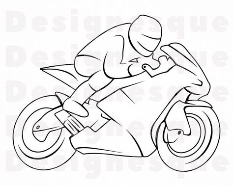 Racing Clipart, Svg Motorcycle, Motorbike Drawing, Gear Tattoo, Motorcycle Drawing, Bike Drawing, Boy Blurred Pic, Train Art, Stencil Templates