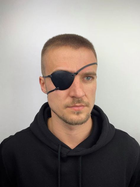 Metal Gear Solid Eye Patch Leather Eye Patch Man Eye Patch | Etsy Metal Gear Solid V, Pirate Eye Patches, Phantom Pain, Lazy Eye, Leather Mirror, Leather Briefcase Men, Patches Fashion, Male Eyes, Eye Patch