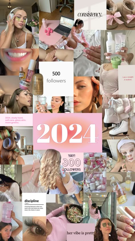 #thatgirl #moodboard2024 #2024visionboard #thatgirlfeed #wallpaper Pink Lifestyle, The Glow Up, Vision Board Inspiration, Healthy Lifestyle Motivation, Healthy Girl, Pink Girly Things, Healthy Lifestyle Inspiration, Summer Glow, Glow Up Tips