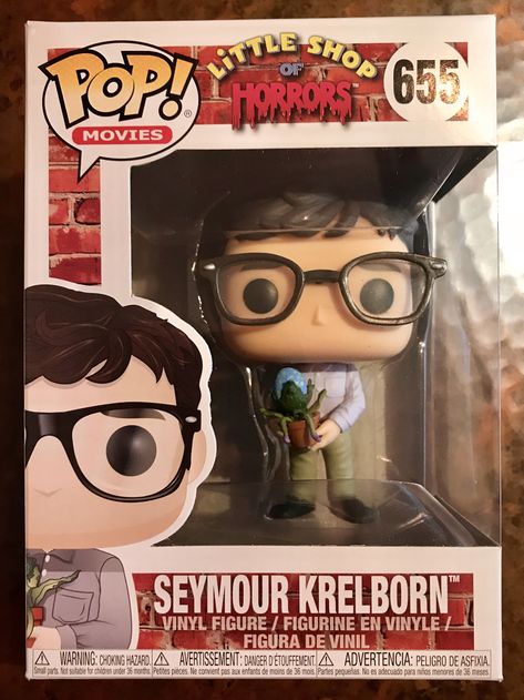 Funko Pop: Little Shop of Horrors - Seymour Krelborn Little Shop Of Horrors Poster, Seymour Little Shop Of Horrors, Little Shop Of Horrors Fanart, Seymour Krelborn, Lil Shop Of Horrors, Rick Moranis, Skylar Astin, Pop Dolls, Little Shop Of Horrors