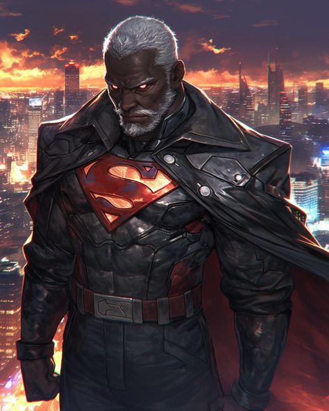 Superhero Concept Art, Superhero Concept, African Superhero, Black Superman, Instagram Concept, Black Power Art, Black Superheroes, Superman Artwork, Superhero Movie