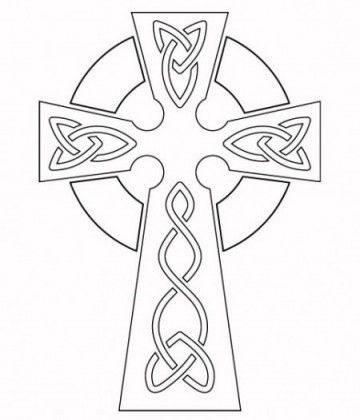 Celtic Cross Celtic Cross Pattern, Simple Celtic Tattoo, Celtic Cross Drawing, Cross Template, Cross Outline, Cross Drawing, Celtic Crosses, Celtic Knot Tattoo, Celtic Cross Tattoos