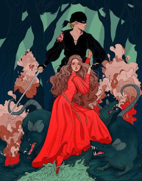 Swamp Illustration, Anastacia Disney, The Princess Bride, Film Anime, Princess Bride, Movie Art, Pretty Art, Disney Art, The Princess