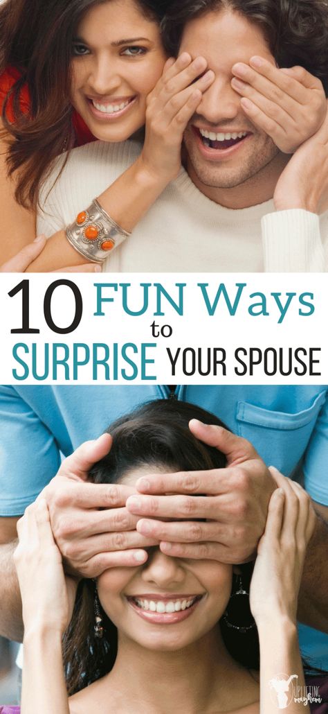 Fun ways to Surprise your Spouse Birthday Ideas For Wife, Birthday Ideas For Husband, Birthday Gifts For Wife, Ideas For Married Couples, Marriage Is Hard, Marriage Date, Surprises For Husband, Marriage Couple, Anniversary Surprise