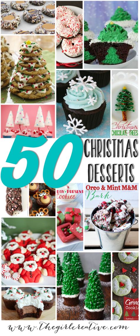 50+ Christmas Desserts - The Girl Creative Christmas Desserts Truffles, Decadent Christmas Desserts, Healthy Reciepes, Christmas Bark Recipes, Recipes Cheesecake, Gingerbread Recipes, Deco Cupcake, Truffle Recipes, Bark Recipes