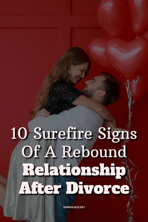 Where there’s marriage, there’s divorce. We’ve had our share of doubts regarding the commonly thrown-around statistic stating that half of all marriages end in divorce, but that seems to be the case. Especially when you’re the one getting divorced. What are surefire signs of a rebound relationship after divorce?


#thinkaloud #pasts #properly #lovequotes #love #loveit #lovely #loveher #loveyou #loveyourself #lovehim #adorable #amor #life #bae #beautiful #couple #coupleblog #couplegoals Dating While Separated, Finding Love After Divorce Quotes, Relationship After Divorce, Marriage After Divorce, After Divorce Photoshoot, Emotional Unavailability, Rebound Relationship, Fear Of Commitment, Divorce Recovery