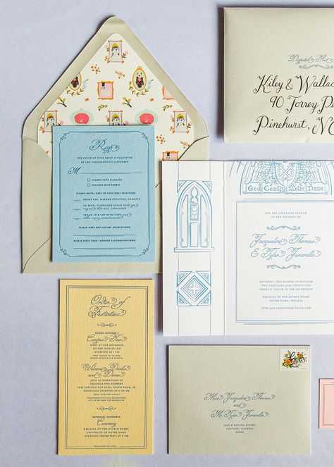 A Wes Anderson Themed, God Country Notre Dame Illustrated, Wedding Invitation — Loesch Studio Wes Anderson Invitation, Wedding 2025 Trends, Wes Anderson Wedding Inspiration, Wes Anderson Wedding, Wes Anderson Aesthetic, Whale Theme, Save The Dates Wedding, English Wedding, The Wedding Planner