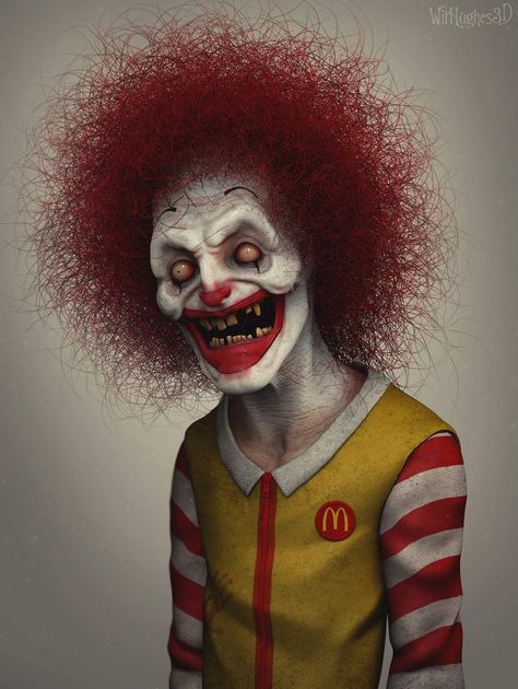 Creepy Clown Pictures, Evil Cartoon Characters, Horror Cartoon, Dope Cartoons, Clown Horror, Clown Tattoo, Bizarre Art, Evil Clowns, Scary Clowns