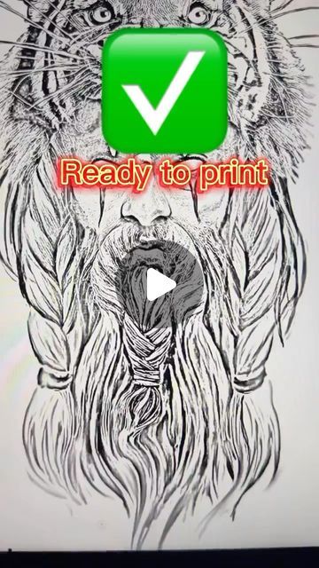 𝐕𝐋𝐀𝐃 ���𝐌𝐎𝐋𝐃𝐎𝐕𝐀𝐍 | How to put all the details into a tattoo stencil , in the quickest way using Procreate app. 
Few adjustments can be manually made. 
•
•
•... | Instagram Tattoo Designs Procreate, Procreate Tattoo Tips, Procreate For Tattoos, Tiger Head Tattoo Stencil, Tattoo Stamps Procreate, Procreate App, Life Tattoos, Tattoo Stencils, I Tattoo