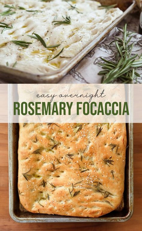 The Best Rosemary Focaccia Recipe - Honey + Juniper Focaccia Dough, Rosemary Focaccia, Almond Muffins, Dinner Leftovers, Focaccia Recipe, Creative Recipes, Coconut Almond, Food Favorites, Food Heaven