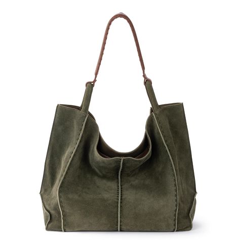 Work Bags For Women, The Row Bag, Big Tote Bags, Green Tote Bag, Green Tote, Bag Interior, Leather Cleaner, Large Purse, Minimalist Bag