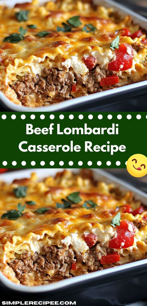 Searching for a crowd-pleasing recipe? This Beef Lombardi Casserole is your answer, offering a delightful blend of ingredients that are both comforting and delicious. Enjoy this easy casserole for your next family gathering or cozy night in.