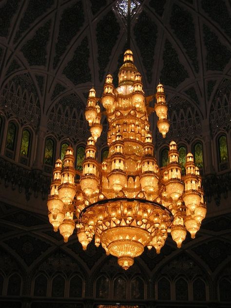 Beautiful Sultan Qaboos Grand Mosque, Sultan Qaboos, Sultanate Of Oman, Swag Lamp, Interior Textiles, Grand Mosque, Muscat, Middle Eastern, Oman