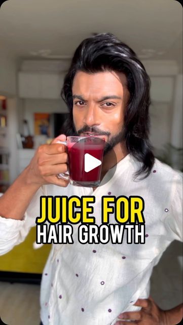 Rohit Bose on Instagram: "#NotAnAd Mom has been giving me this since the last 3 months every morning! ✨ Unlock the secret to faster hair growth and prevent hair fall with this powerful homemade juice! 🌿🍹  Ingredients: - 1 chopped beetroot - 1 Amla (Indian gooseberry) - 2 small pieces of ginger - 5-6 curry leaves - Water (as needed)  Benefits of each ingredient:  🌱 **Beetroot**: Rich in vitamins and minerals, beetroot enhances blood circulation to the scalp, ensuring your hair gets the nutrients it needs to grow stronger and healthier.  🌿 **Amla**: Packed with vitamin C and antioxidants, Amla promotes hair growth, strengthens hair follicles, and prevents premature greying.  🌱 **Ginger**: Ginger contains natural antiseptic properties that help in fighting dandruff and promoting a health Amla Juice For Hair Growth, Vegetables For Hair Growth, Gooseberry Benefits, Juice For Hair Growth, Hair Growth Tips Faster, Dry Hair Mask, Homemade Hair Oil, Indian Gooseberry, Faster Hair Growth