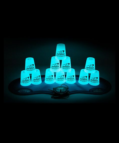 Speed Stacks, Glow Games, Childhood Memories 2000, Blue Glow, Play Ideas, Party Stuff, Fruit Recipes, Black Light, Background Design