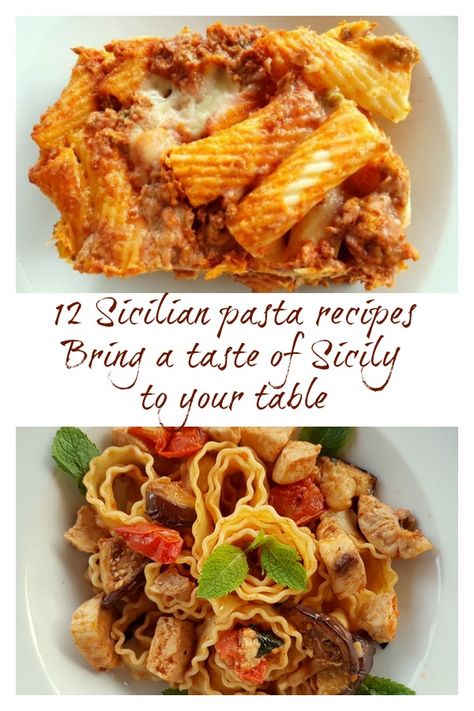 12 Sicilian pasta recipes for your table. - The Pasta Project Pasta Recipes Authentic, Sicilian Pesto Recipe, Stromboli Recipes, Sicilian Pasta, Sicilian Food, Free Guy, Simple Pasta, Pistachio Pesto, Seafood Pasta Recipes