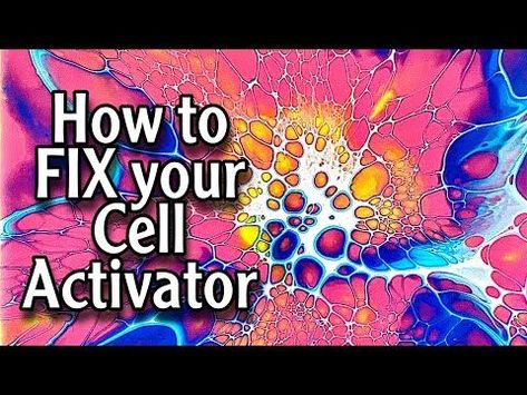 Cell Activator Acrylic Pour, Cell Video, Dutch Pour, Paint Pouring, Acrylic Pouring Art, What To Use, Great Paintings, Pouring Art, Online Course