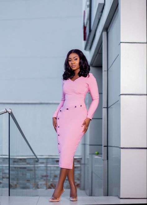 Crepe Material Gown Styles In Nigeria, Latest Materials Gown Styles For Ladies, Corperate Gown, Graduation Attire For Women, Cooperate Gown For Ladies, Material Gown Styles In Nigeria, Crepe Material Gown Styles, Corporate Dresses Classy, Pencil Gown Styles