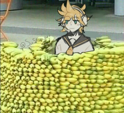 Kagamine Len Banana, Len Vocaloid Pfp, Kagamine Len Memes, Len Kagamine Pfp, Kagamine Len And Rin, Kagamine Len Fanart, Kagamine Len Pfp, Len Pfp, Kagamine Len Icon