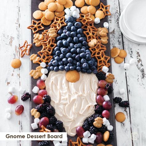 Gnome Dessert Board, Dessert Grazing Board, Polar Bear Cookies, Tastefully Simple Recipes, Christmas Charcuterie, Frozen Drink, Christmas Meals, Fun Dessert, Grazing Board