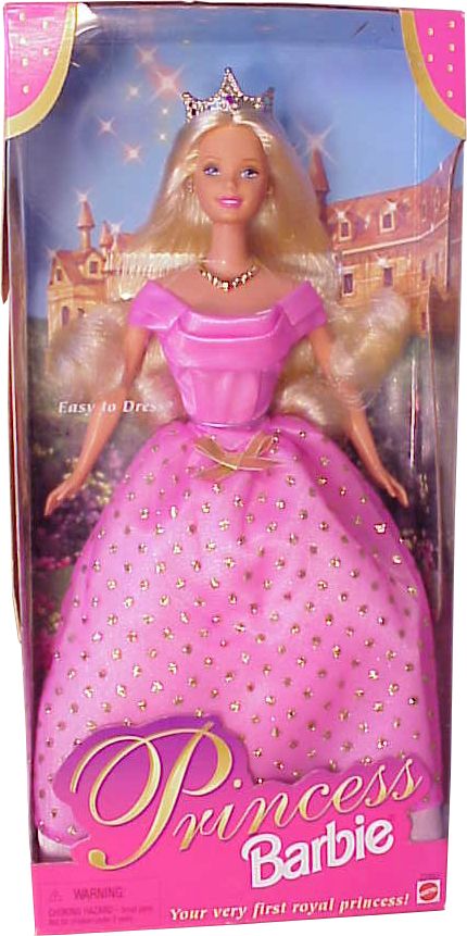 *1998 Easy to dress princess Barbie doll 2 #22891 Asthetic Stationery, 1998 Barbie, 2000 Barbie, Princess Barbie Dolls, Ken Barbie Doll, Movie Outfit, Pink Princess Dress, Old Barbie, Gala Themes