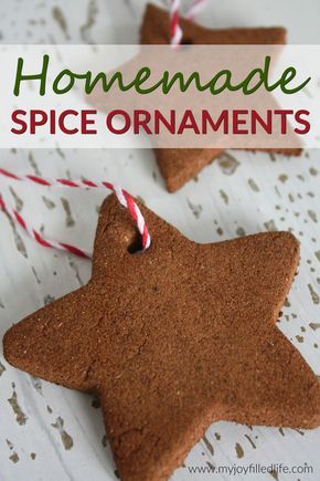 This homemade spice ornaments are fun and easy to make, not to mention they smell great - perfect for hanging on the tree or giving as a gift. Spice Ornaments, Crafty Christmas Gifts, Cinnamon Ornaments, Christmas Crafts For Kids To Make, Food Ornaments, Christmas Gifts For Parents, Personalised Christmas Decorations, Homemade Ornaments, Ornaments Homemade