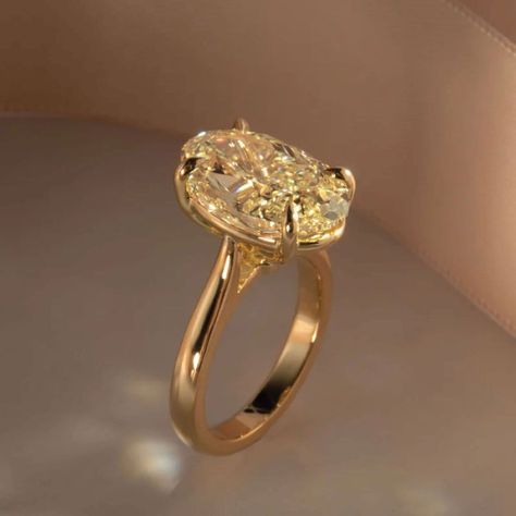 Solitaire Engagement Ring Designs. | Naveya & Sloane Yellow Topaz Wedding Ring, Canary Diamond Engagement Ring, Canary Diamond Ring, Naveya And Sloane, Stunning Engagement Rings, Topaz Wedding Ring, Engagement Ring Designs, Solitaire Engagement Rings, Canary Diamond