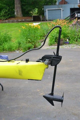 Kayak Trolling Motor : 11 Steps (with Pictures) - Instructables Kayak Trolling Motor Mount, Motorized Kayak, Kayak Trolling Motor, Trolling Motor Mount, Kayak Fishing Setup, Kayak Fishing Diy, Kayak Ideas, Kayaking Tips, Fishing Kayak