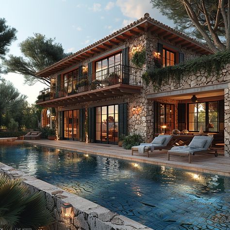 Step into the tranquility of Mallorca, Spain, with a luxurious Resort-Style Home spanning 15000 sqft and offering six bedrooms. The infinity pool adds allure to the outdoor space, where the Spanish sunshine highlights textures against vibrant color grading. Let this snapshot inspire your design journey and luxury investment dreams. Dive into a virtual Mediterranean escape. Feel the warm sun and cool pool beckoning you. Share your thoughts below! 🌞🏡 #DreamHomeInspiration #LuxuryInteriors #SpanishColonial #ResortStyleHome #Mallorca #InfinityPool #LuxuryLifestyle #HomeGoals #InspiringHomes #LuxuryLiving #LuxuryDesign Contemporary Glass House, Luxurious Resort, Indoor Outdoor Pool, Homes Luxury, Vantage Point, Mallorca Spain, House Features, Contemporary Glass, Dream House Exterior