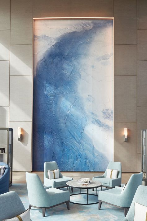 The Address Beach Resort | Hospitality — Capsule Arts Lobby Artwork, Resort Artwork, Resort Lobby, Hospitality Art, Standard Hotel, Resort Living, Luxurious Rooms, Tropical Resort, Hospitality Projects