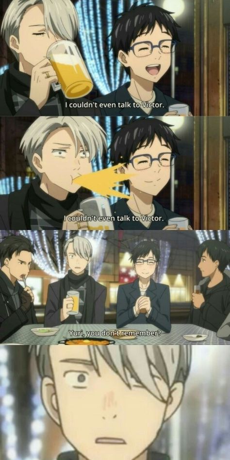 Yuri On Ice Comic, Film Anime, Final Battle, Anime Memes Funny, Anime Meme, My Whole Life, Yuri On Ice, Sports Anime, Funny Anime Pics