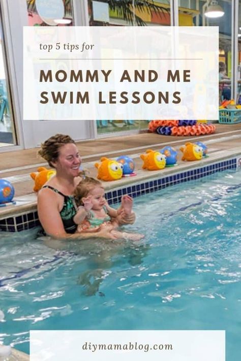 Top 5 Tips for Mommy and Me Swim Lessons Swimming Lesson Games, Swimming Lesson Plans, Swimming Lessons For Kids, Swimming Classes, Toddler Swimming, Swimming Tips, Swimming Lessons, Swim School, Learn To Swim