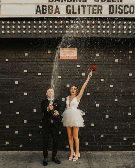 Downtown in the daytime! Las Vegas Elopement Photographer + Videographer: @treeoflifelasvegas @treeoflifefilmsandphotos Hair + Makeup: @beautystudioinc Wedding Dresses: @retrofete @untamedpetals Suit: @indochino Shoes: @dolcevita Jewelry: @jeandousset Chapel: @littlewhiteweddingchapel @alittlewhiteweddingchapel Pizza: @evelpie Vegas Wedding Dresses, Las Vegas Wedding Dresses, Vegas Wedding Dress, Vegas Wedding Photos, Vegas Elopement, Las Vegas Elopement, Engagement Inspo, Las Vegas Wedding, Las Vegas Weddings