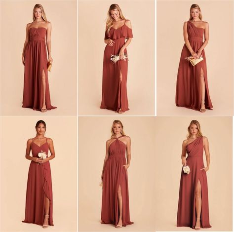 Chiffon Spice Bridesmaid Dresses, Spice Bridesmaid Dress, Bridesmaid Dress, Convertible, Wedding Planning, Wedding Party, Wedding Ideas, Bridesmaid Dresses, Chiffon