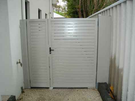 Colorbond Fence, Backyard Homesteading, House Gate, House Gate Design, Fence Design, Gate Design, Tall Cabinet Storage, Fence, Gate