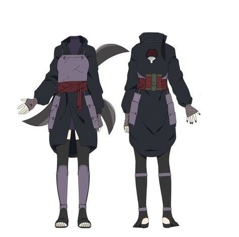 Modern Ninja Outfits, Naruto Oc Outfit Male, Naruto Ninja Outfits, Ninja Outfit Design, Naruto Outfits, Ariana Grande Anime, Naruto Clothing, Ninja Outfit, Brown Hairstyles