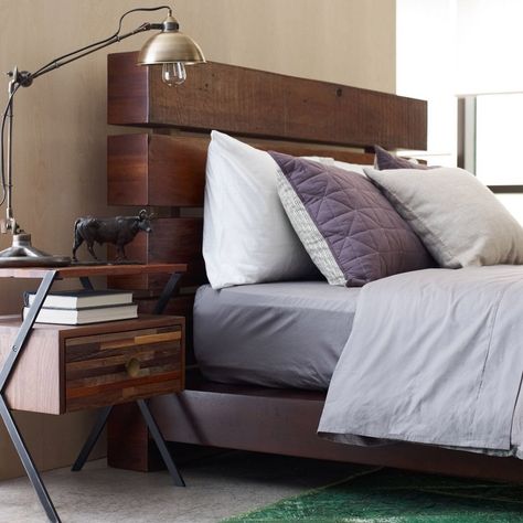 Get free shipping with the purchase of the Iggy Bed From renowned designer Thomas Bina comes the Iggy Bed. A gorgeous and hefty platform bed with a solid and sturdy structure crafted from reclaimed woods for an eco-friendly design. Iggy bed. Queen - 70"W x 90"D x 47"H King - 85"W x 90"D x 47"H Single Bed Ideas, Mountain Bedrooms, Custom Beds, Sleigh Bed Frame, Homemade Generator, Canopy Beds, Iron Bed Frame, Building Remodeling, Bed Queen