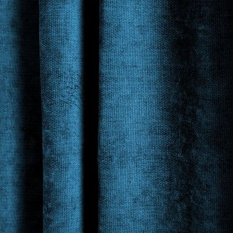 Worn Velvet Curtain - Regal Blue | west elm Blue Velvet Curtains, Goodwill Outlet, Mid Century Curtains, Metal Curtain Rod, Deco Living, Divider Curtain, Brighter Bedroom, Blue Crafts, Striped Curtains