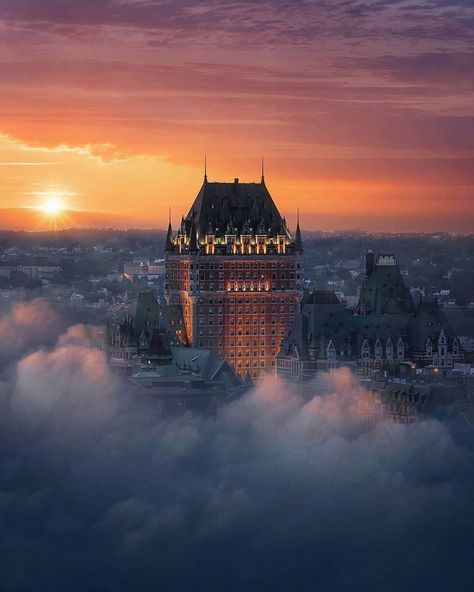 Quebec City Canada #beautiful #awesome #great #dayobamidele Canadian Things, Quebec City Canada, Canada Photography, Landscaping Images, O Canada, Beautiful Castles, City Landscape, Quebec City, Cool Landscapes